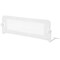 Costway 1/2 PCS 42" Toddler Foldable Bed Rail with Adjustable Safety Strap Bedrail Guard White